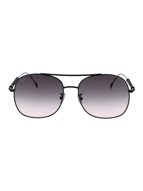 Tod's Black Metal Sunglasses