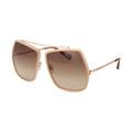 Max Mara Beige Metal Sunglasses