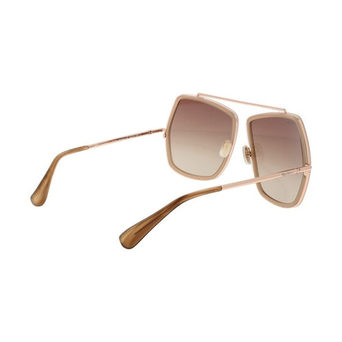 Max Mara Beige Metal Sunglasses