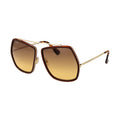 Max Mara Brown Metal Sunglasses