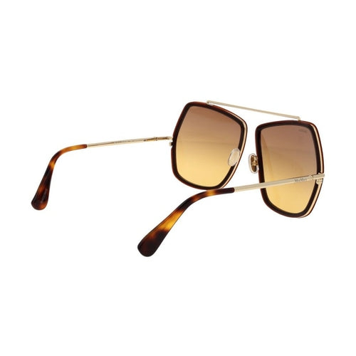 Max Mara Brown Metal Sunglasses