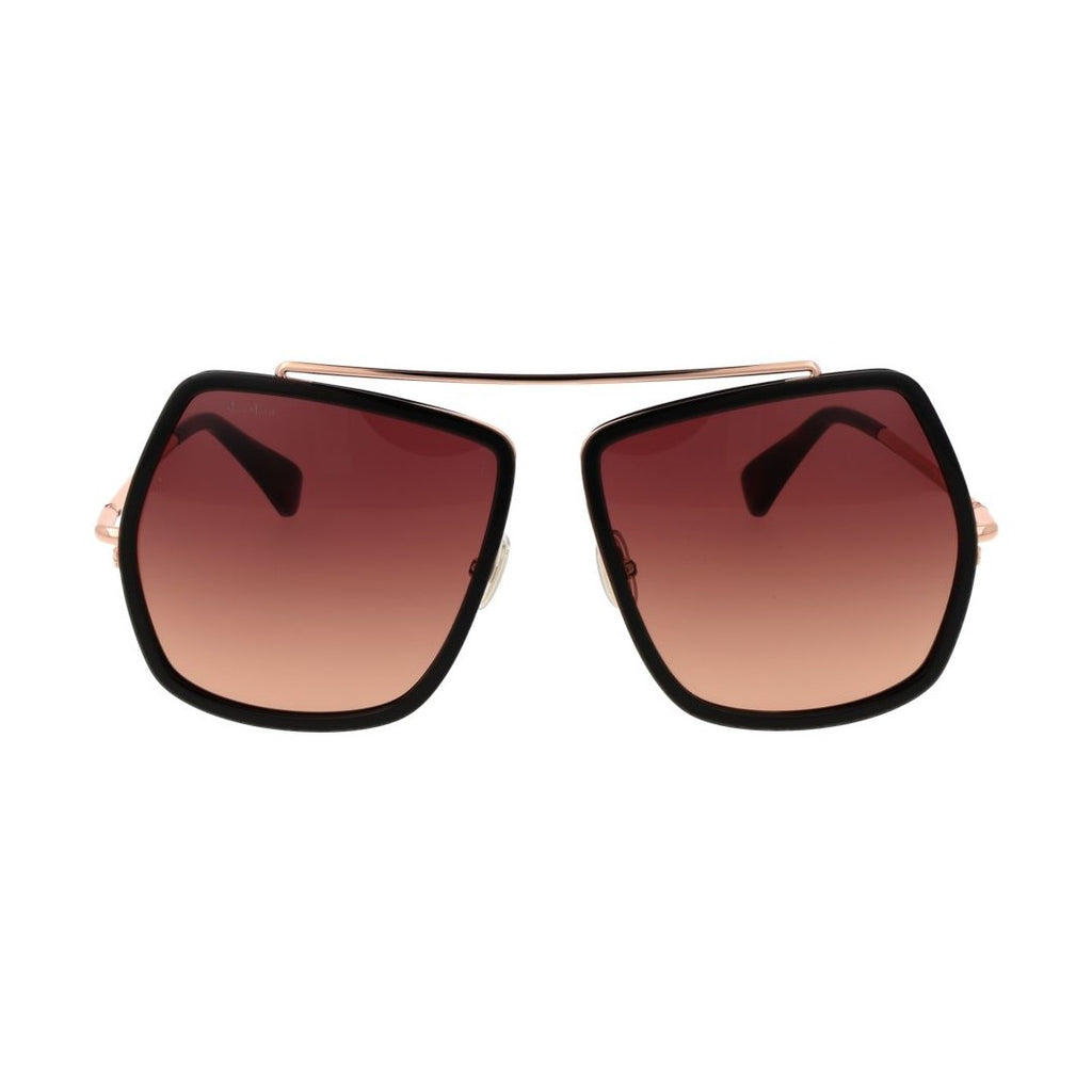 Max Mara Brown Metal Sunglasses