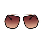 Max Mara Brown Metal Sunglasses