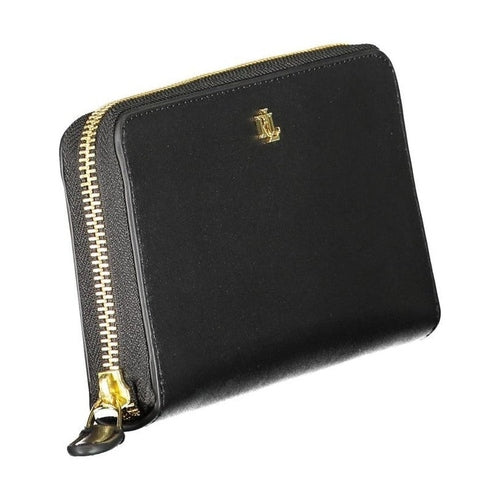 Ralph Lauren Black Leather Women Wallet