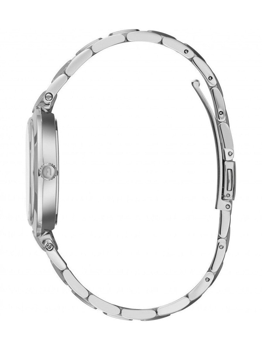 Furla Gray Stainless Steel Dress Watch