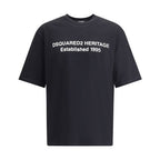 Dsquared² Black Cotton T-Shirt