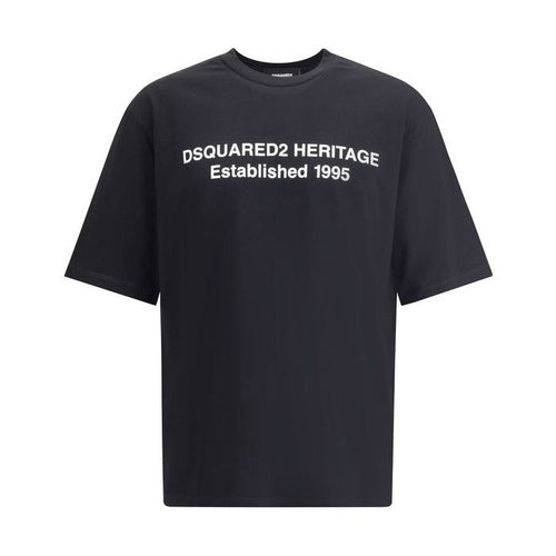 Dsquared² Black Cotton T-Shirt