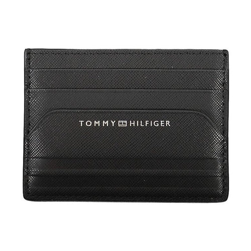 Tommy Hilfiger Black Leather Men Wallet