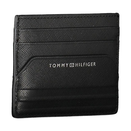 Tommy Hilfiger Black Leather Men Wallet