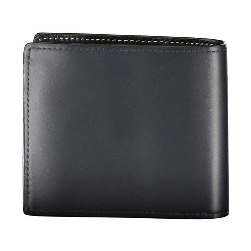 Tommy Hilfiger Blue Leather Men Wallet