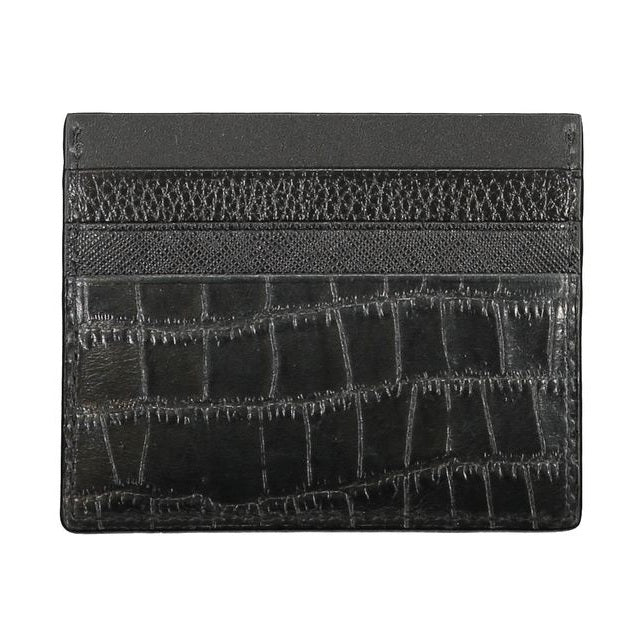 Tommy Hilfiger Black Leather Mens Wallet
