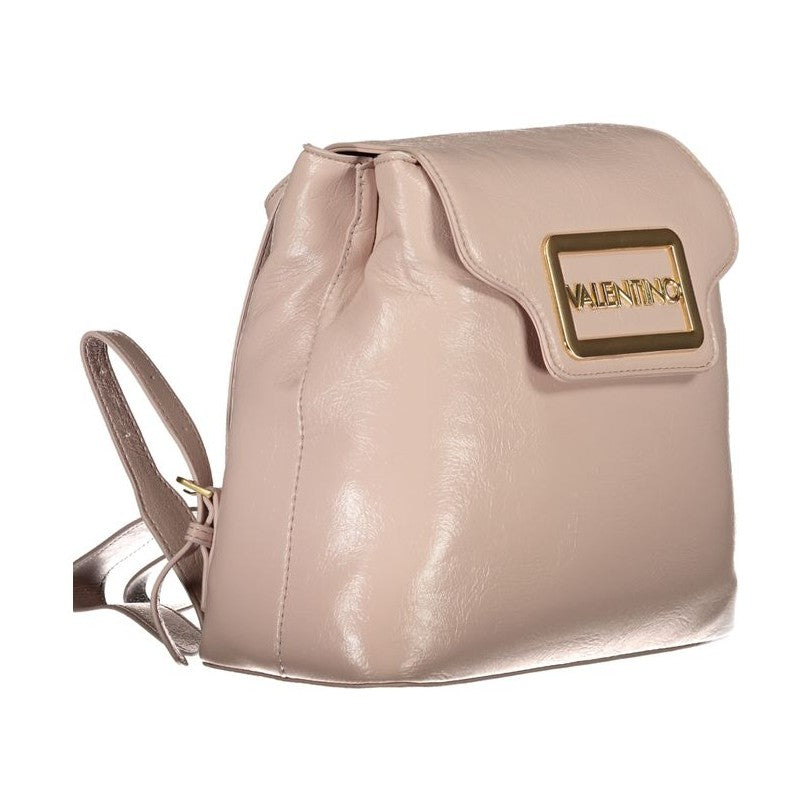 Valentino Pink Polyethylene Backpack