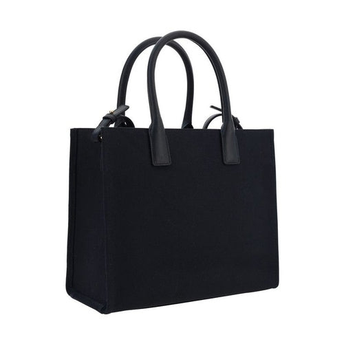 Versace Black Cotton Shoulder Bag
