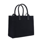 Versace Black Cotton Shoulder Bag