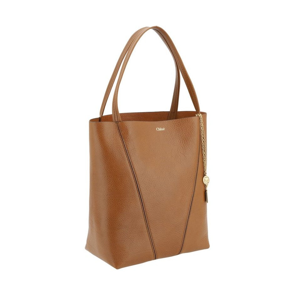 Chloé Brown Calf Leather Bos Taurus Shoulder Bag