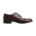 Brown Leather Lace Up Derby Dress Shoes