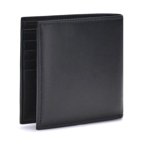 Alexander McQueen Black Calf Leather Bos Taurus Wallet