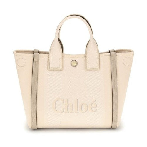 Chloé Beige Cotton Handbag