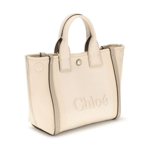 Chloé Beige Cotton Handbag