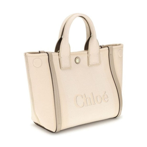 Chloé Beige Cotton Handbag