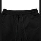 Dolce & Gabbana Black Cotton Logo Tape Men Jogger Pants