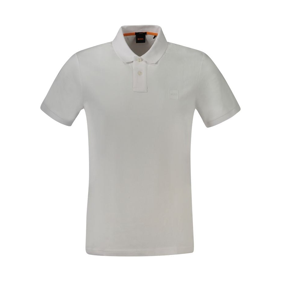 Hugo Boss Bianco Cotton Men Polo