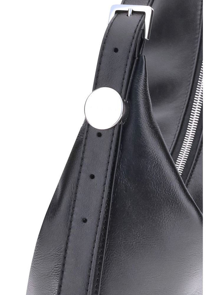 Marni Black Calf Leather Bos Taurus Shoulder Bag