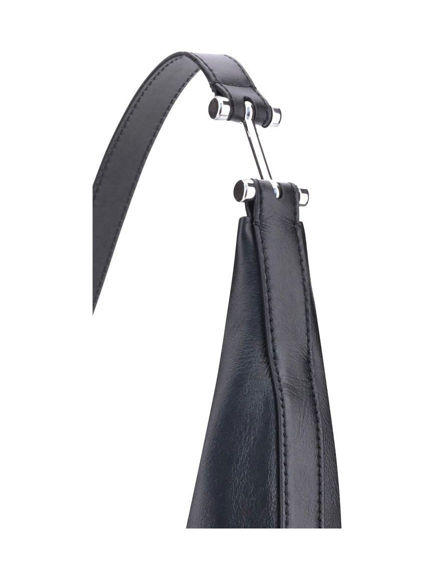 Marni Black Calf Leather Bos Taurus Shoulder Bag