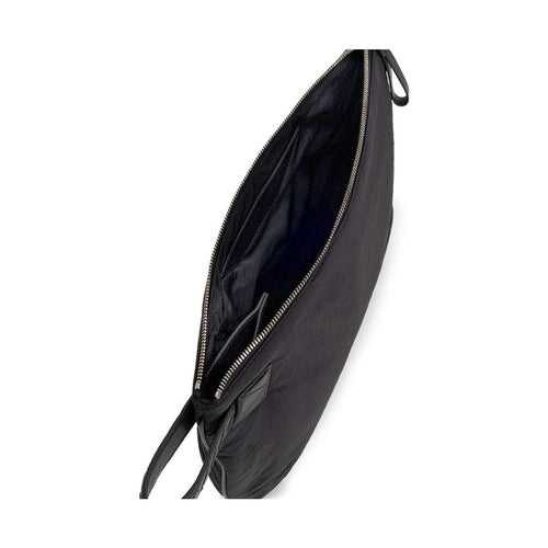 Bottega Veneta Black Nylon Clutch Bag