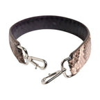 Dolce & Gabbana Brown Exotic Leather Handbag Accessory Shoulder Strap
