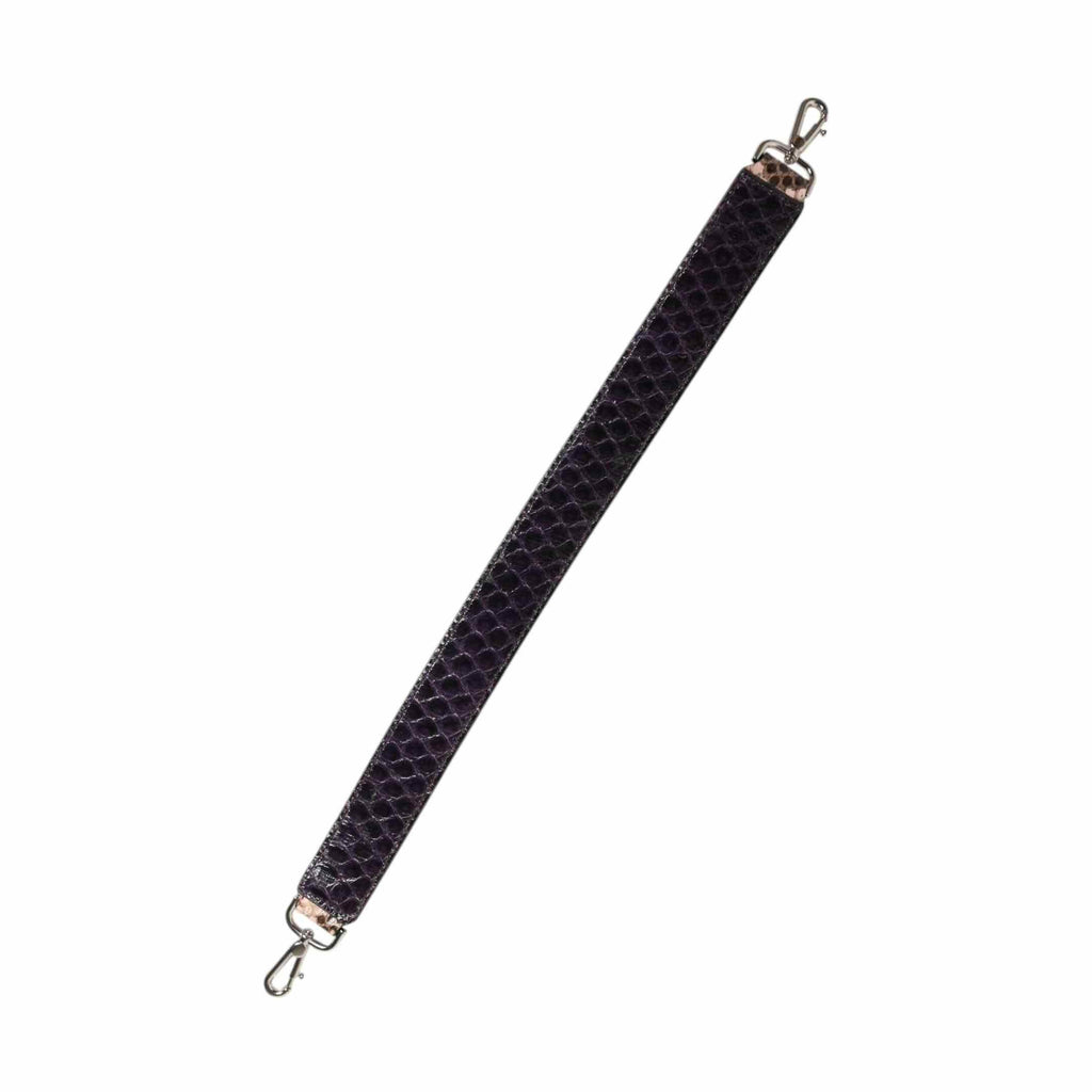 Dolce & Gabbana Brown Exotic Leather Handbag Accessory Shoulder Strap