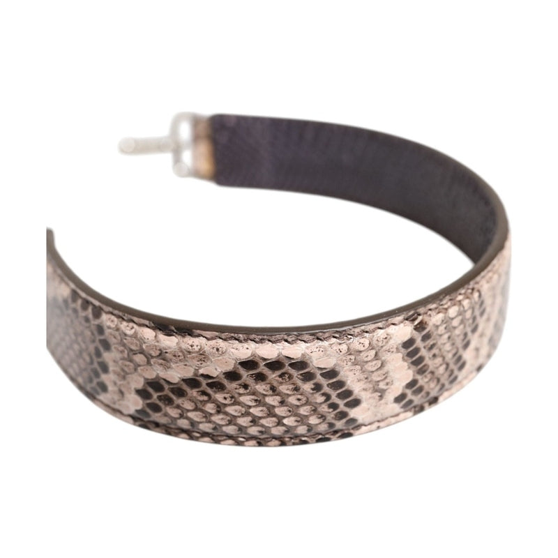 Dolce & Gabbana Beige Exotic Leather Handbag Accessory Shoulder Strap