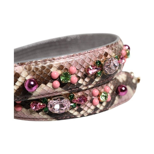Dolce & Gabbana Multicolor Embellished Handbag Shoulder Strap