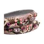 Dolce & Gabbana Multicolor Embellished Handbag Shoulder Strap