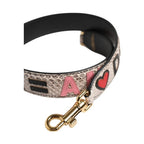 Dolce & Gabbana Multicolor DG AMORE Patch Bag Accessory Shoulder Strap