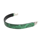 Dolce & Gabbana Black Green Exotic Leather Bag Shoulder Strap