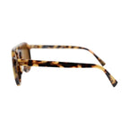 Dolce & Gabbana Brown Acetate Round Leopard Print Eyewear Sunglasses