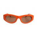 Dolce & Gabbana Orange Reborn To Live Oval Frame Logo Eyewear Sunglasses
