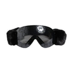 Dolce & Gabbana Black Bi0759 Lace Mirrored Ski Goggles Mask Sunglasses