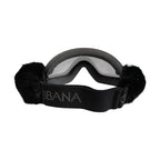 Dolce & Gabbana Black Bi0759 Lace Mirrored Ski Goggles Mask Sunglasses