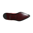 Dolce & Gabbana Red Exotic Leather Lace Up Dress Derby Shoes
