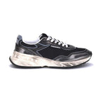 Dsquared² Black Calf Leather Bos Taurus Athletic Sneakers