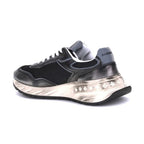 Dsquared² Black Calf Leather Bos Taurus Athletic Sneakers