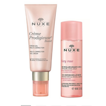 Nuxe Cream Prodigieuse Boost Silkt Cream Gift Set 40ml Boost Silky Cream + 40ml Micellar Water