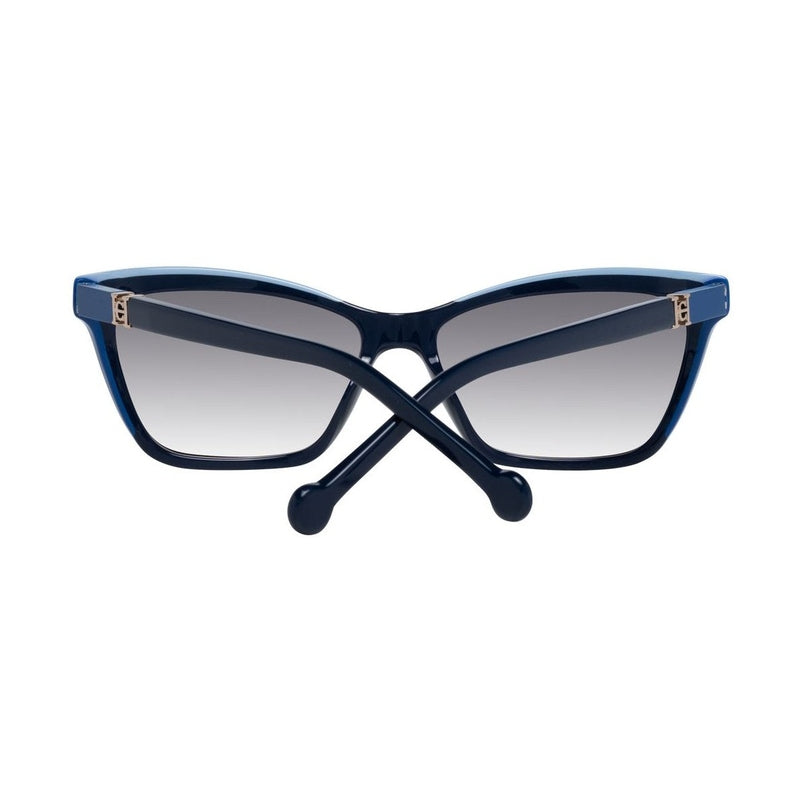 Carolina Herrera Blue Plastic Sunglasses