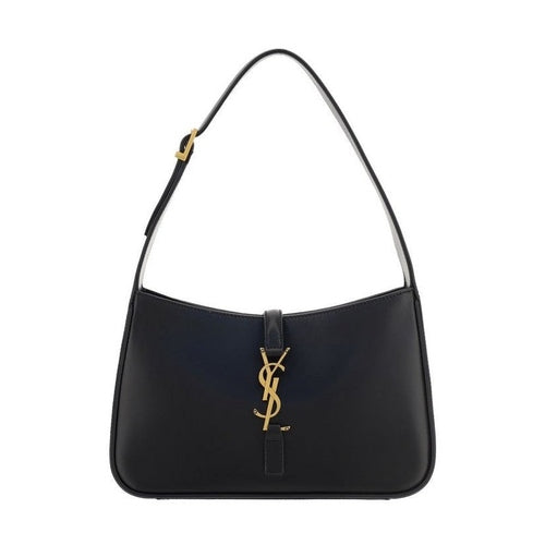 Saint Laurent Black Calf Leather Bos Taurus Handbag