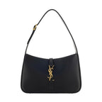 Saint Laurent Black Calf Leather Bos Taurus Handbag