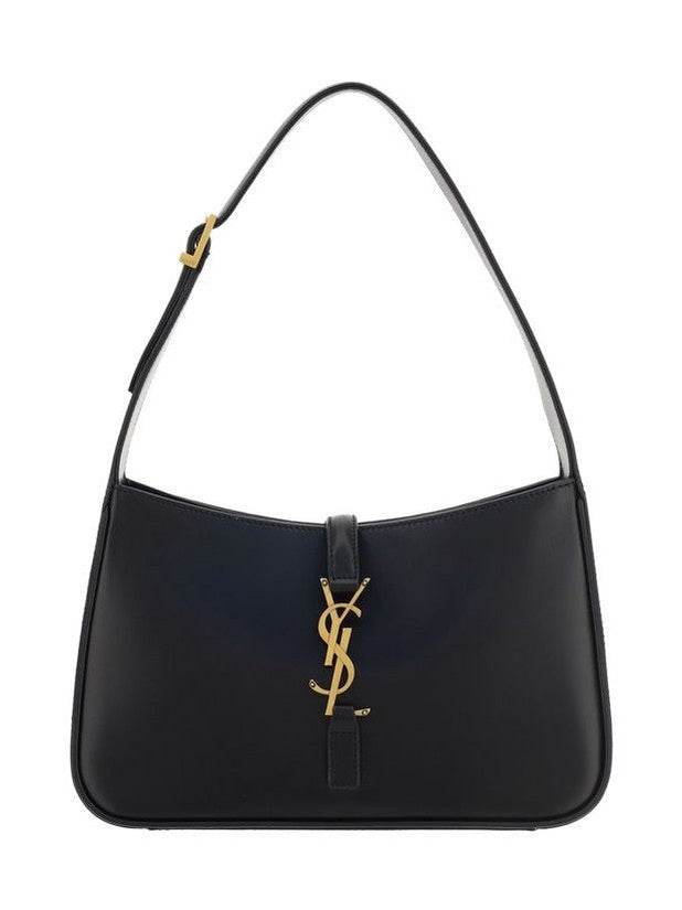 Saint Laurent Black Calf Leather Bos Taurus Handbag