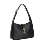 Saint Laurent Black Calf Leather Bos Taurus Handbag