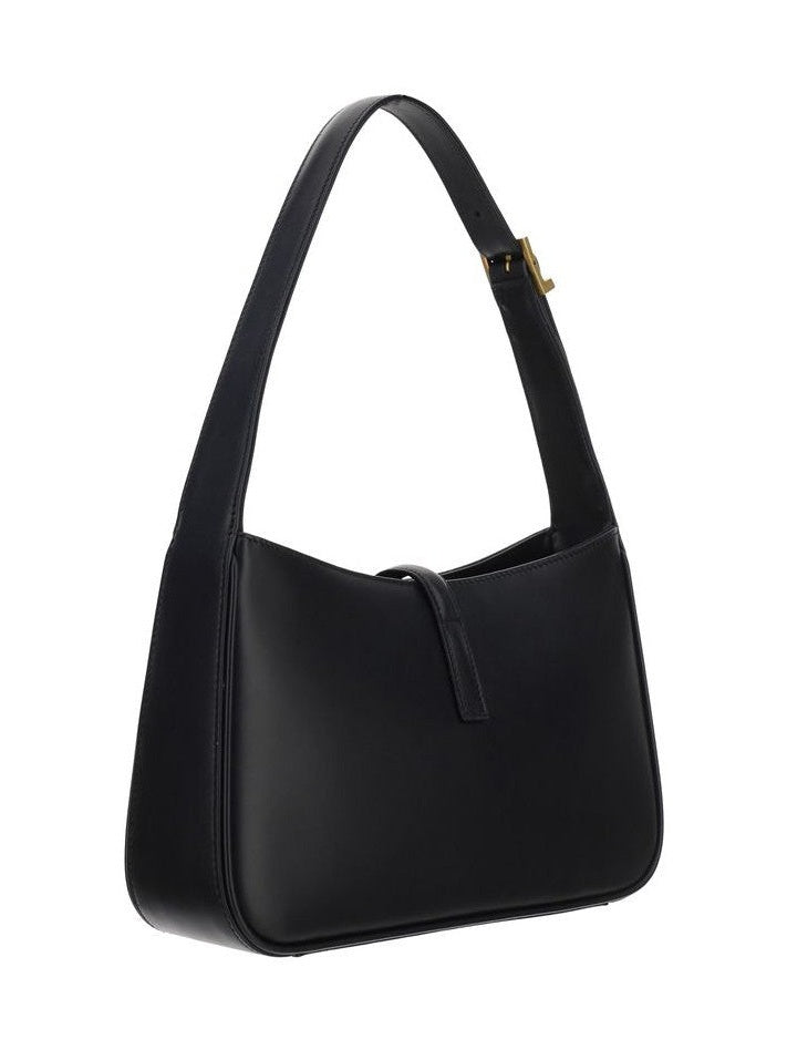 Saint Laurent Black Calf Leather Bos Taurus Handbag